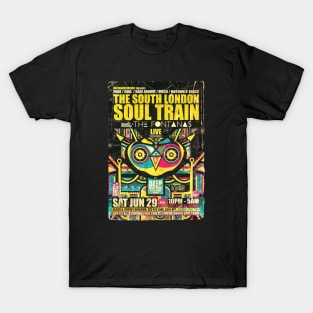 POSTER TOUR - SOUL TRAIN THE SOUTH LONDON 91 T-Shirt